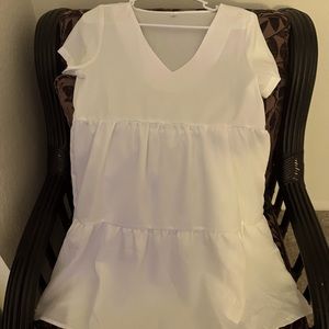 Very Cute Brand new baby doll dress white